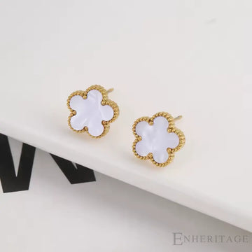 The Fortune Clover Studs