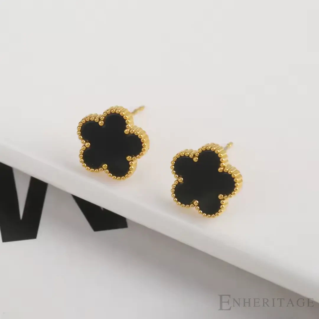 The Fortune Clover Studs