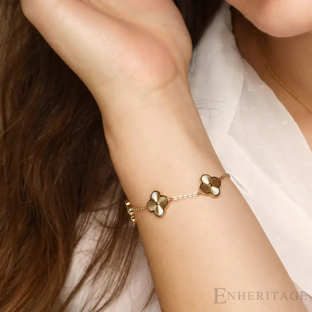 The Sunburst Clover Bracelet